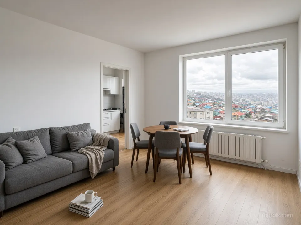 Two-room apartment in a new building in Chingeltei