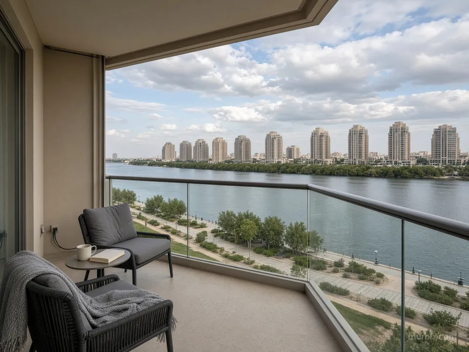 Kanal manzaralı 50 m² 1+1 daire
