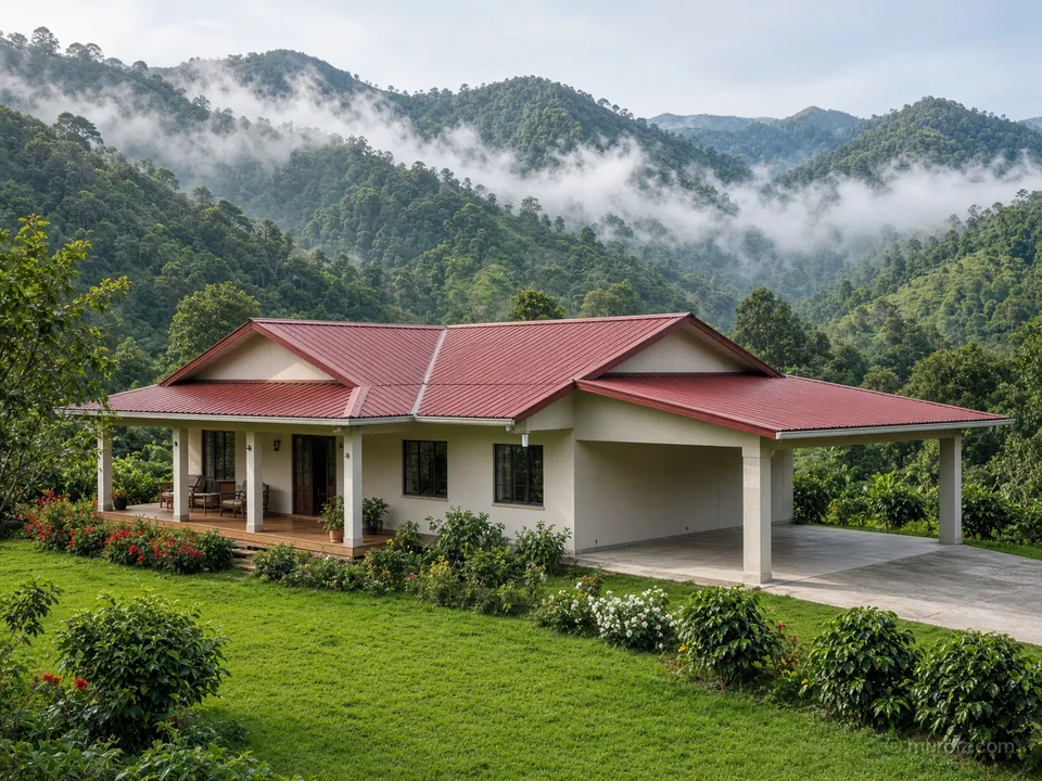 A three-bedroom house on a 1,000 m² plot in the Boquete mountains