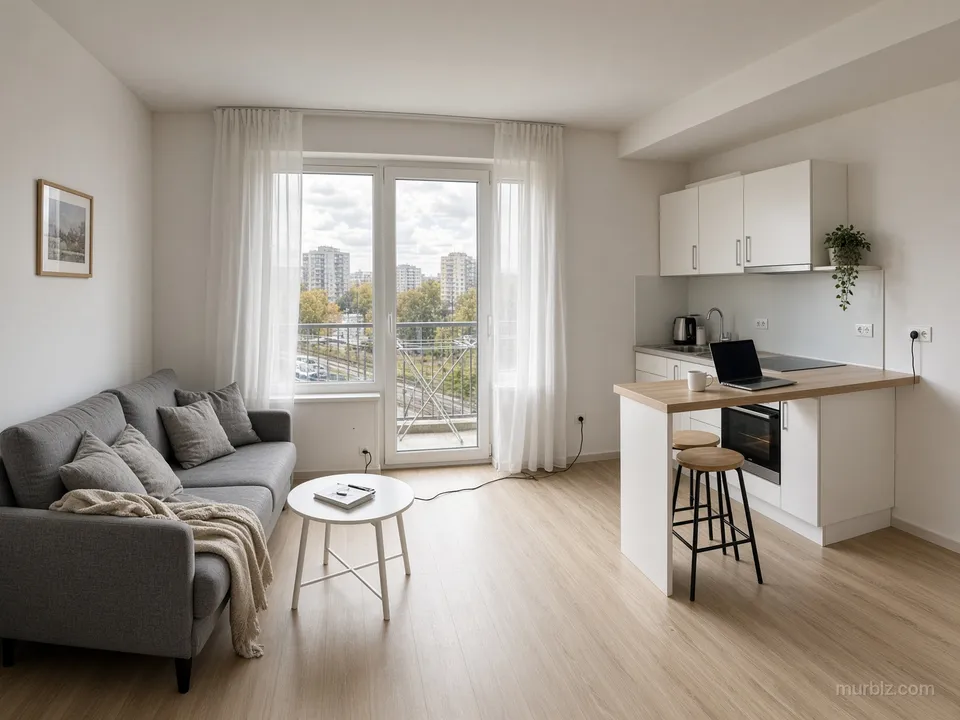 Two-room apartment in Nowy Dwór district