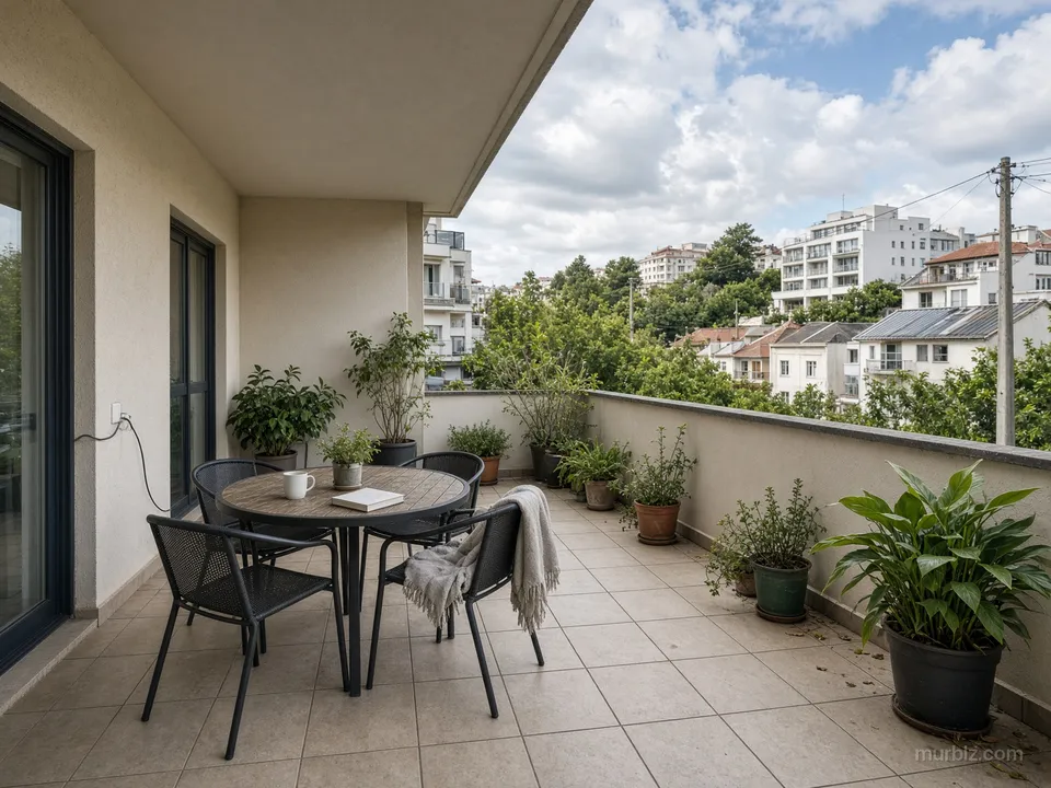 Campanhã'da teraslı 66 m² 2+1 daire