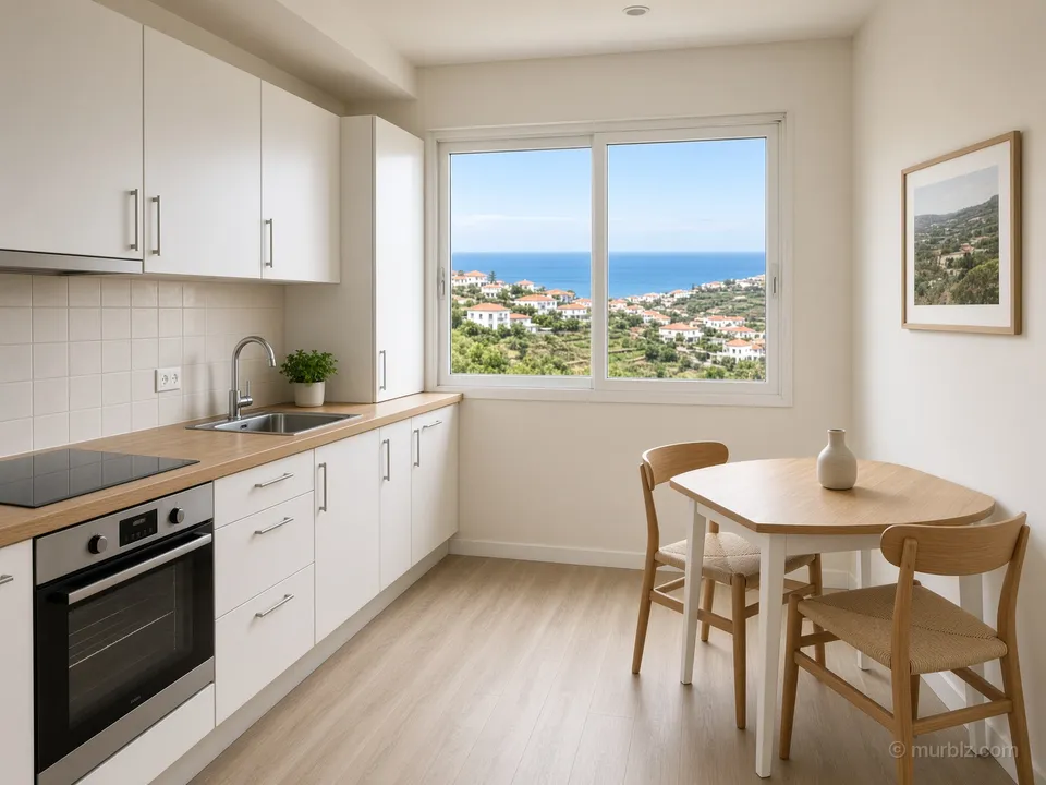 A one-bedroom apartment with parking near the Funchal seafront
