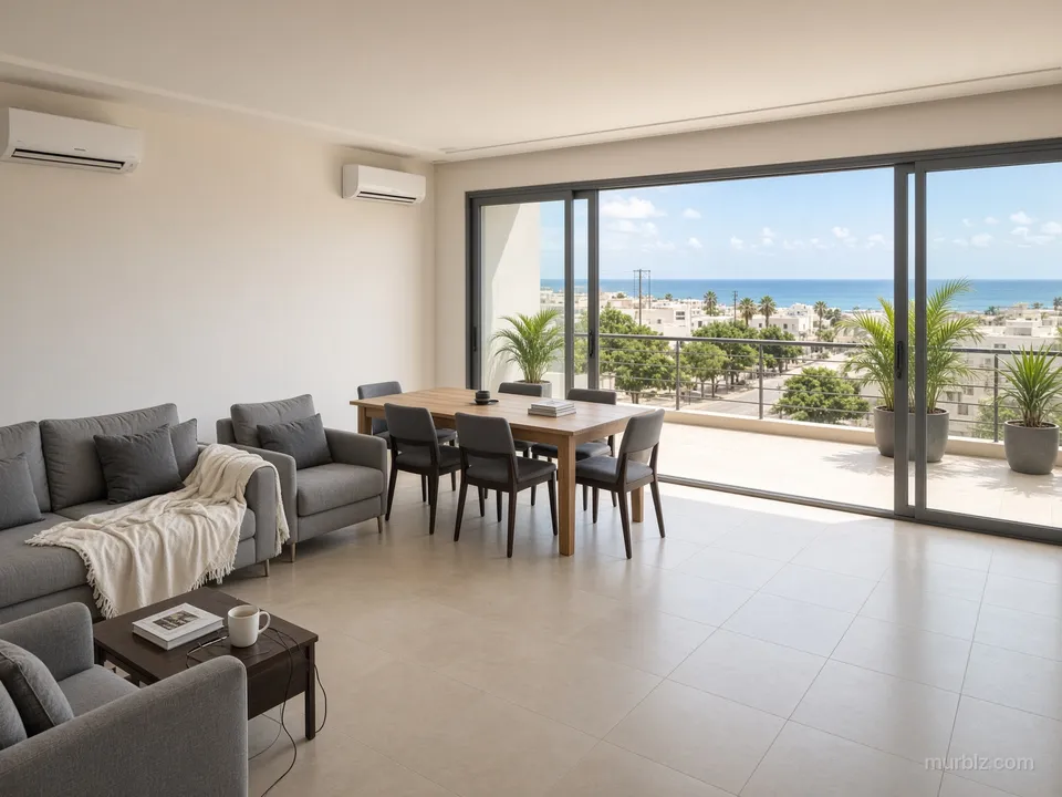 Three-bedroom apartment with a terrace in Mermoz