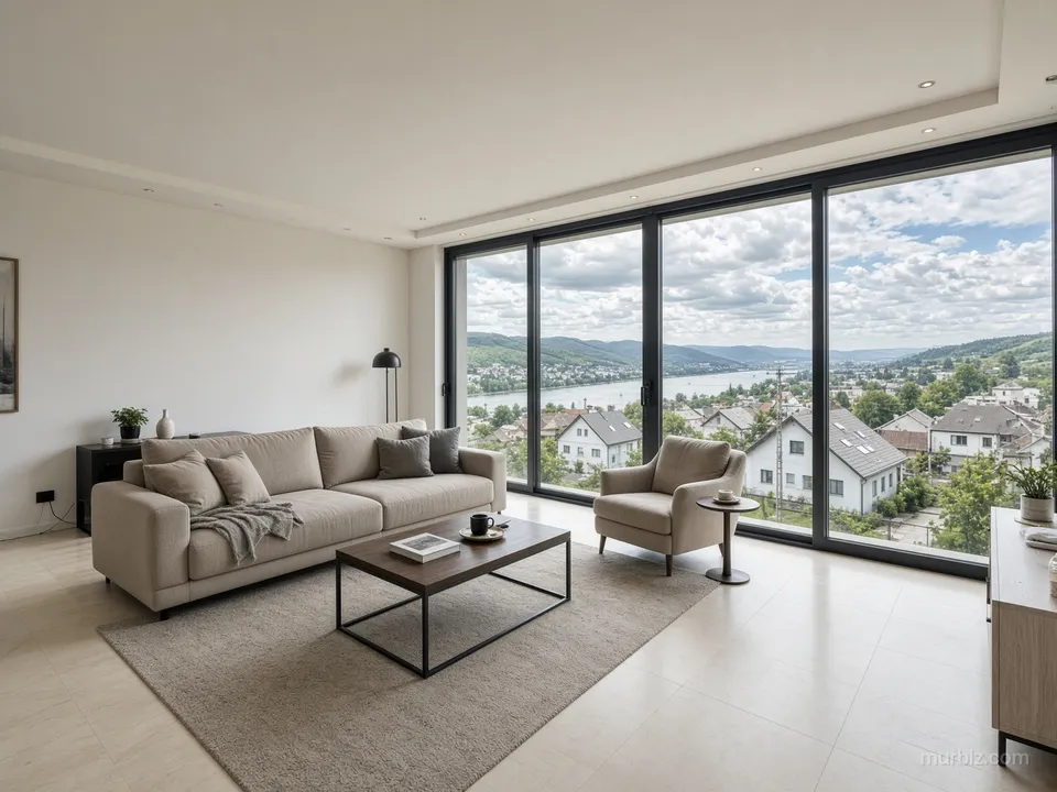 Tuna, kale ve köprü manzaralı 154 m² 4+1 daire