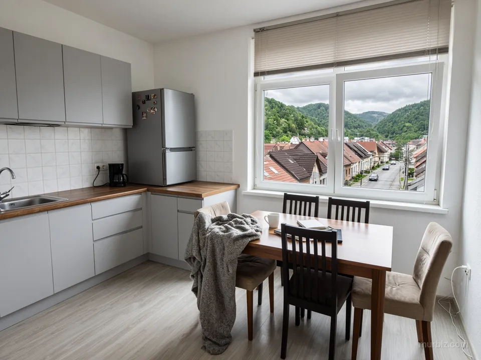 One-bedroom apartment in Banská Bystrica in central Slovakia