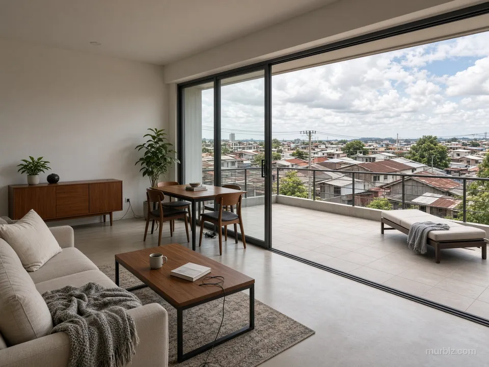 Tha Phae Kapısı ve Gece Pazarı yanında teraslı 135 m² 2+1 daire