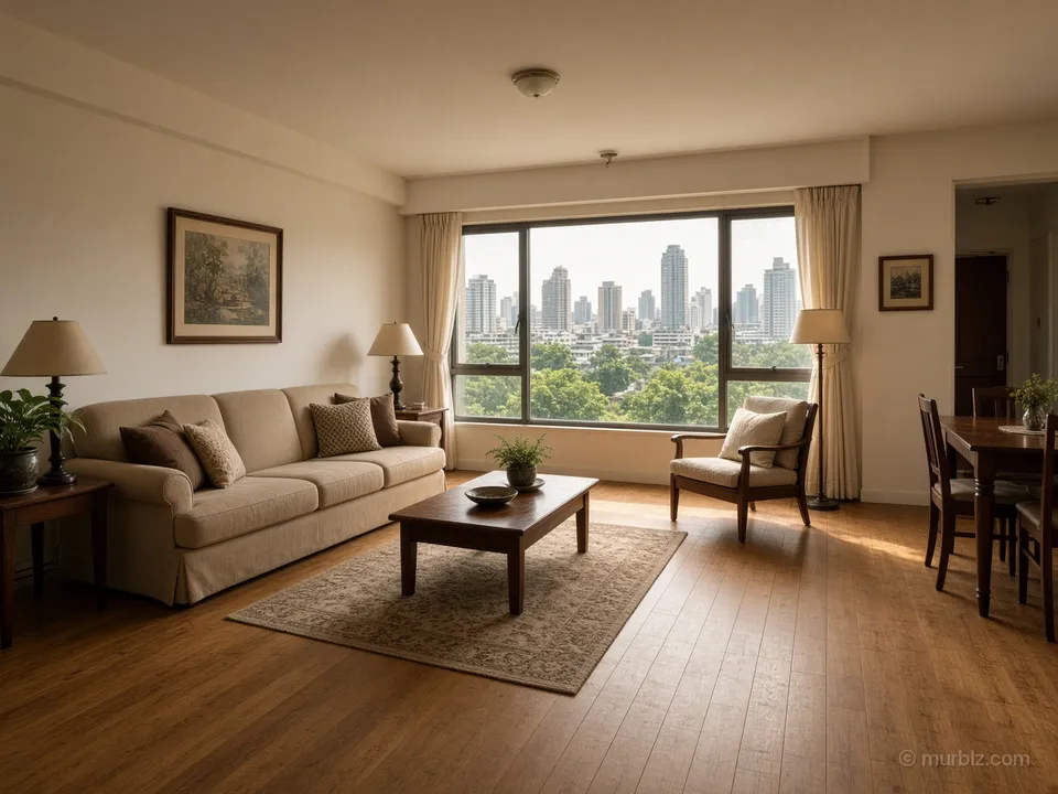 A 100 m² three-bedroom apartment by Thong Lo station