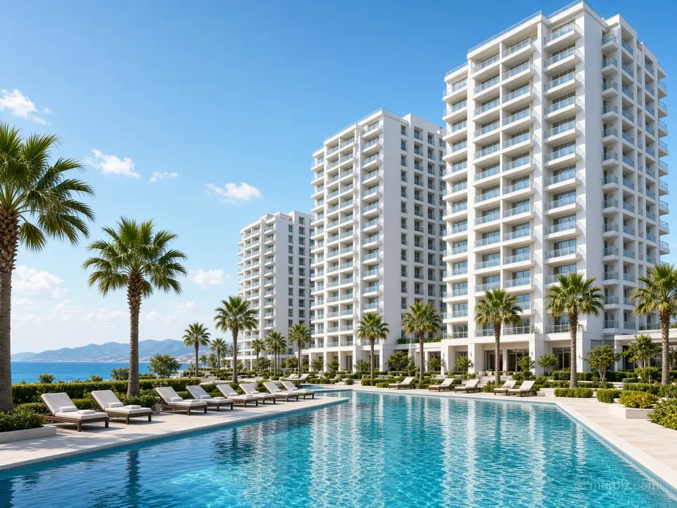 Apartamento 2+1 de 120 m² em condomínio com piscina