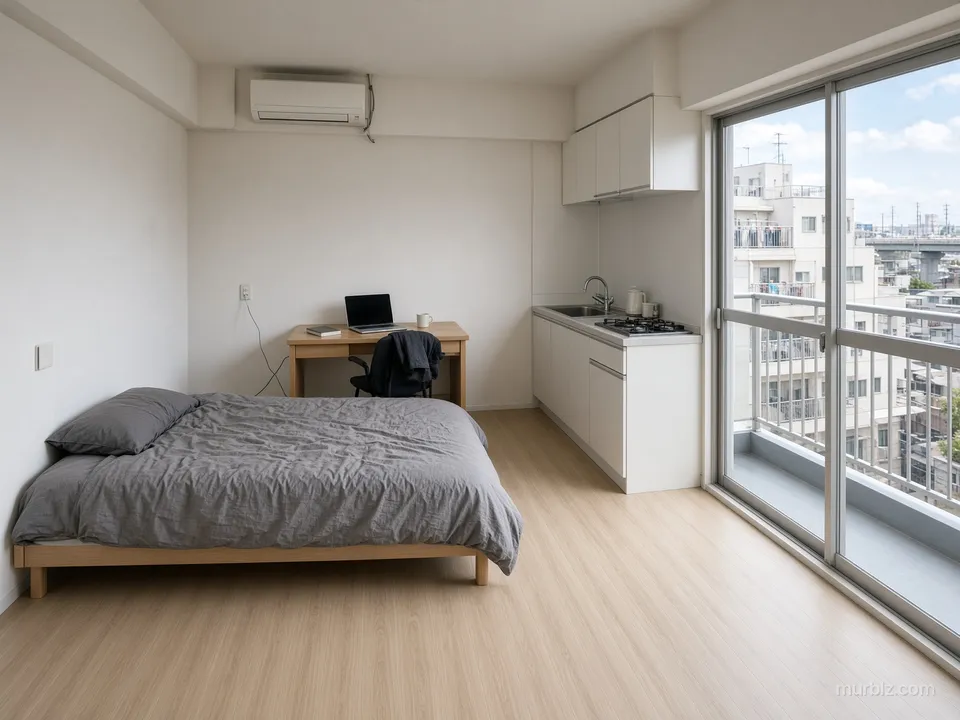 Studio apartment in Yodogawa ward