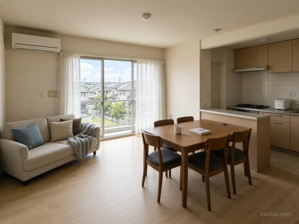 Two-room apartment in Sumiyoshi ward