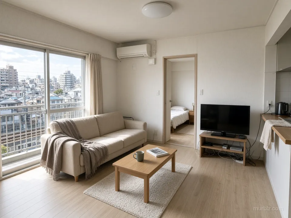 One-room apartment in Itabashi ward