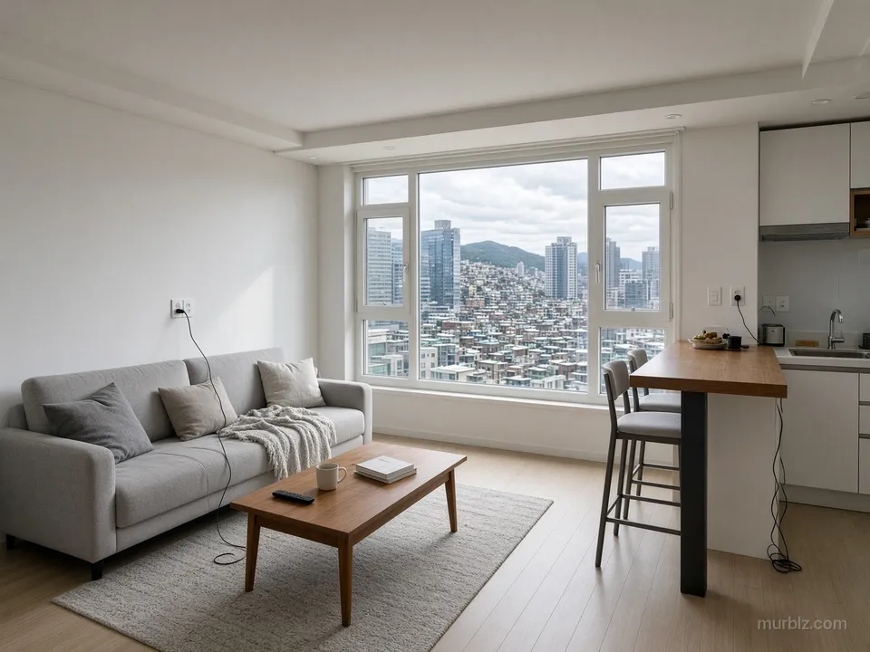 Two-bedroom apartment near Seomyeon, the centre of Busan