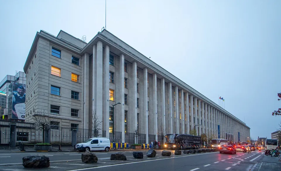 Здание Национального банка Бельгии в Брюсселе
