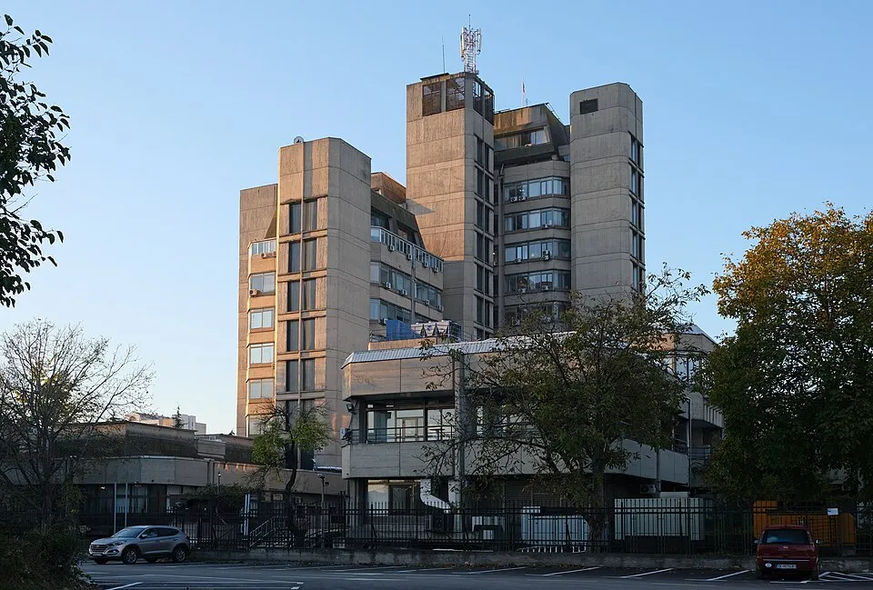 Здание Народного банка Северной Македонии в Скопье