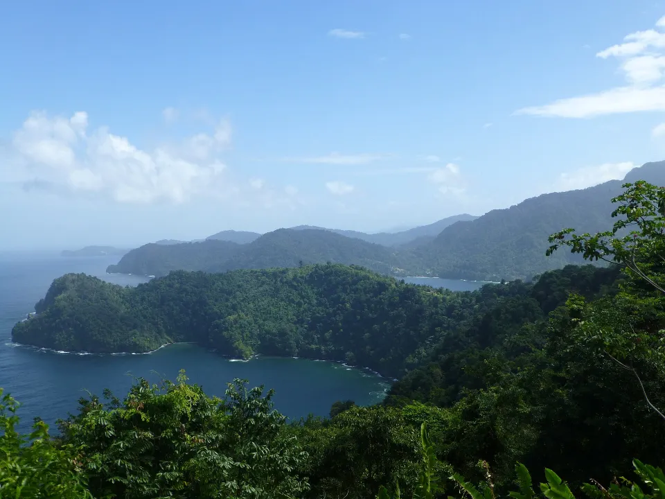 Залив Маракас на северном побережье Тринидада