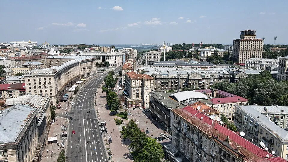 Улица Крещатик в Киеве