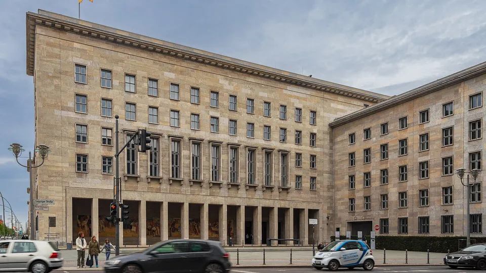 German Federal Ministry of Finance building in Berlin
